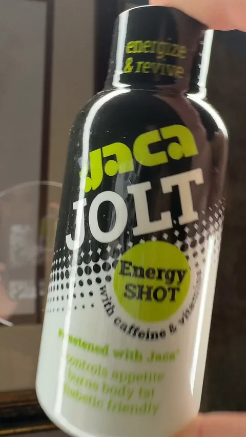 Creator unboxing the Jaca Jolt energy shots
